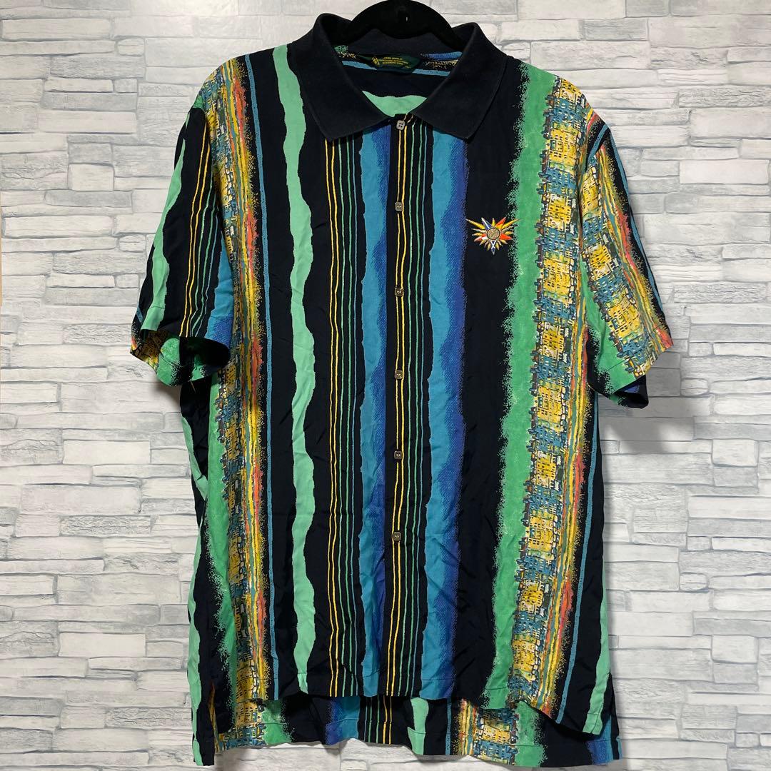 【追悼/90s古着】 J'sジャンボ尾崎ゴルフウェア日本製 LLブリヂストン