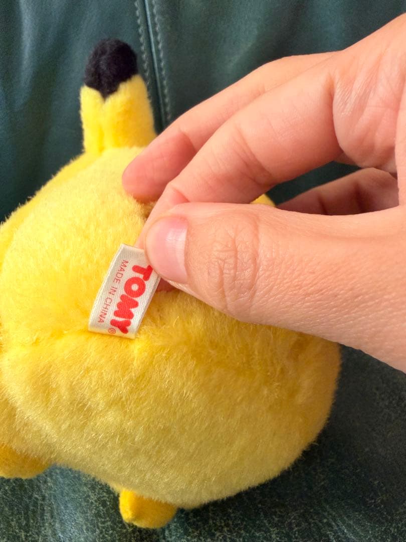 ピカチュウ　ポケモン　ぬいぐるみ　TOMY 初代　当時物