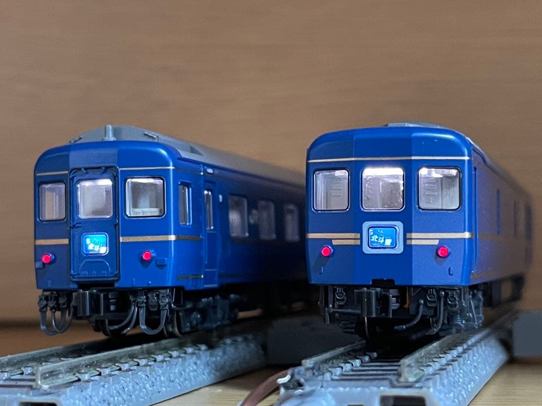 【最終値下げ】KATO10-831,832 24系寝台特急北斗星　全車室内灯付き