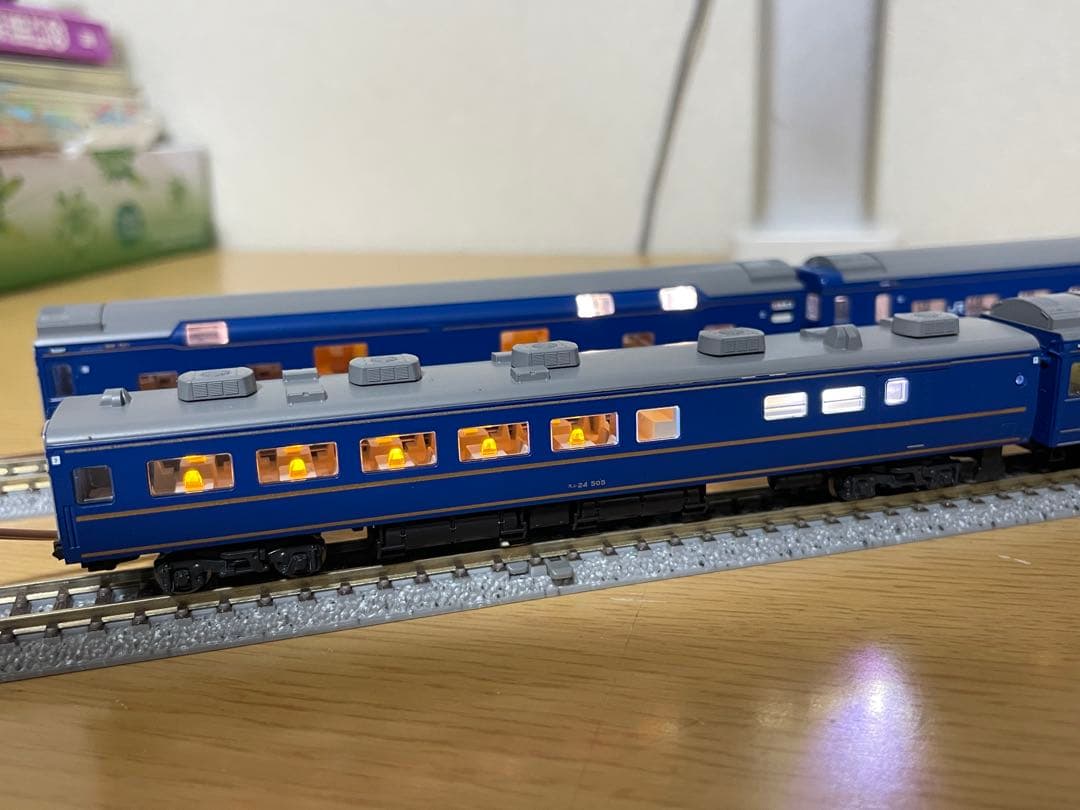 【最終値下げ】KATO10-831,832 24系寝台特急北斗星　全車室内灯付き