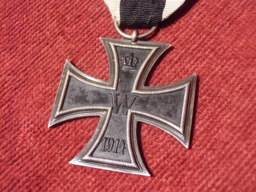 Ｗ帝政ドイツ軍/プロイセン王国＊１９１４年＊鉄十字勲章２級（実物）