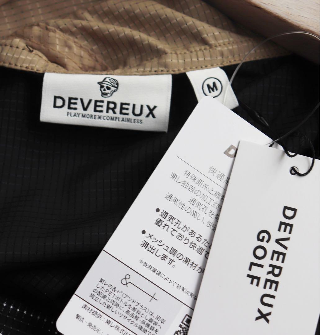 《デヴァローゴルフ》未使用 ストレッチタフタ ビッグスカル フーディブルゾン M