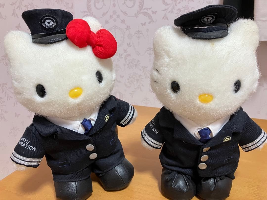 キティ　ダニエル　ぬいぐるみ　東急　制服シリーズ　タグ付き