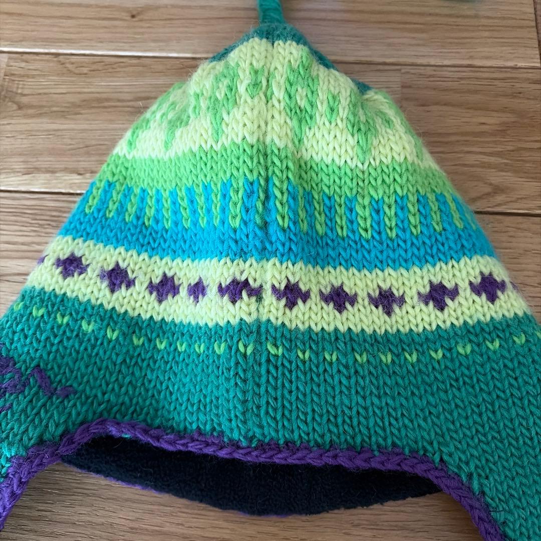 ARC'TERYX アークテリクス 耳当てビーニー　グリーン系　美品