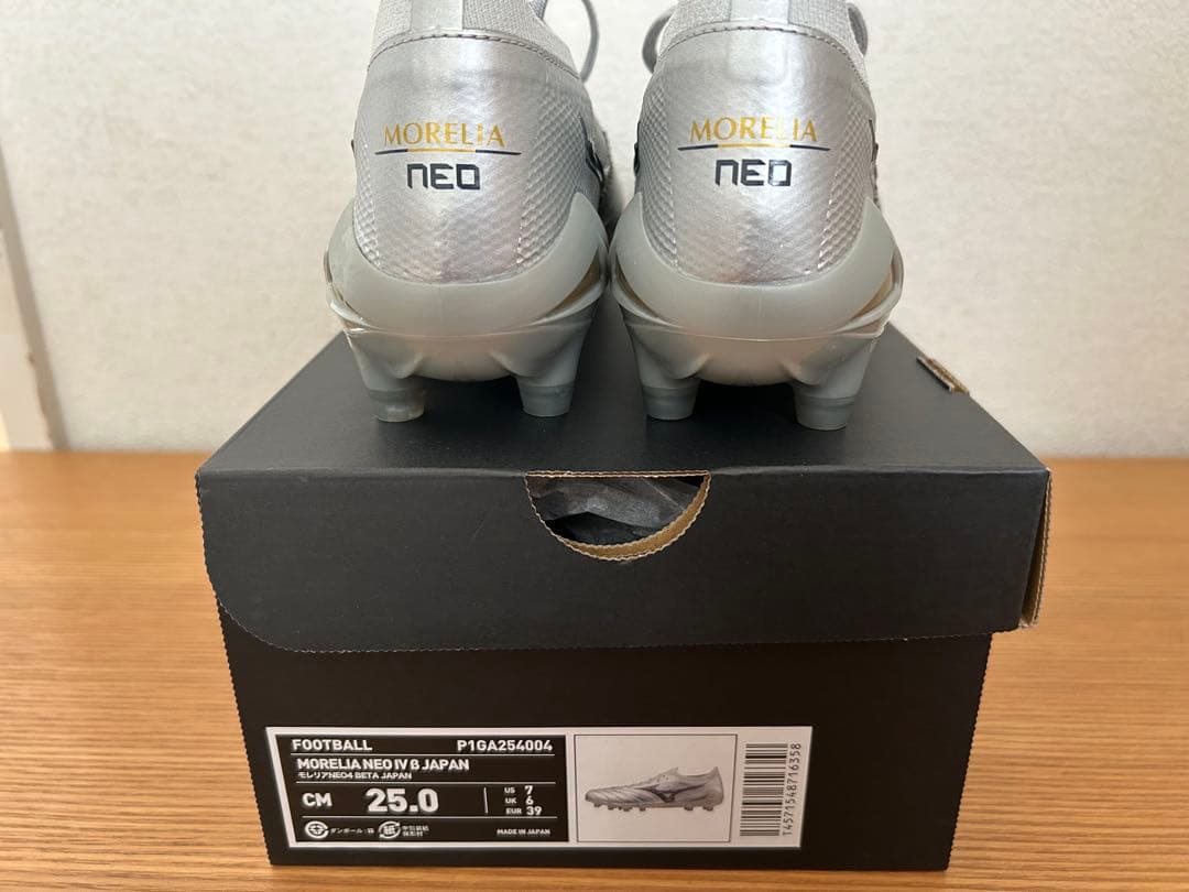 MizunoモレリアネオIV β JAPAN 25.0CM