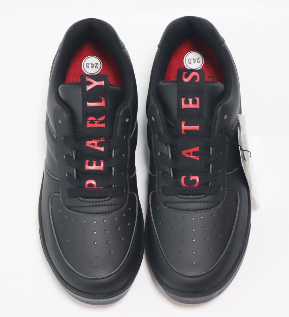 新品箱タグ付き【パーリーゲイツ】メゾンロゴ ゴルフシューズ 24.5cm