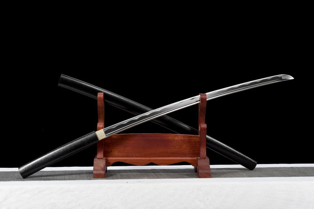 1055-武具 刀装具 日本刀　模造刀 居合刀 武士道 武蔵 鑑賞用 手鍛造打