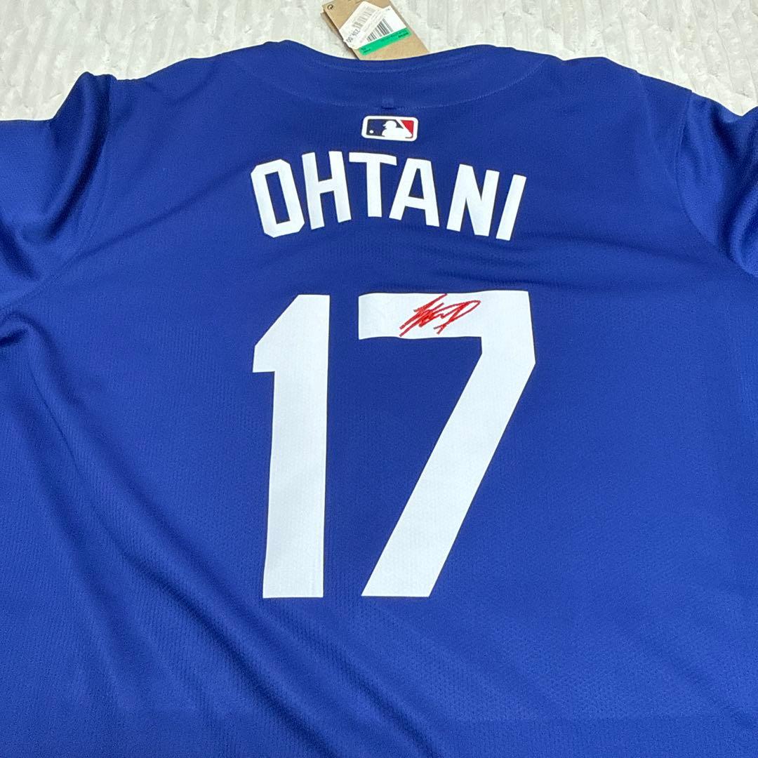『正規品』大谷翔平 現地購入 サイン刺繍入り ドジャース ユニフォーム