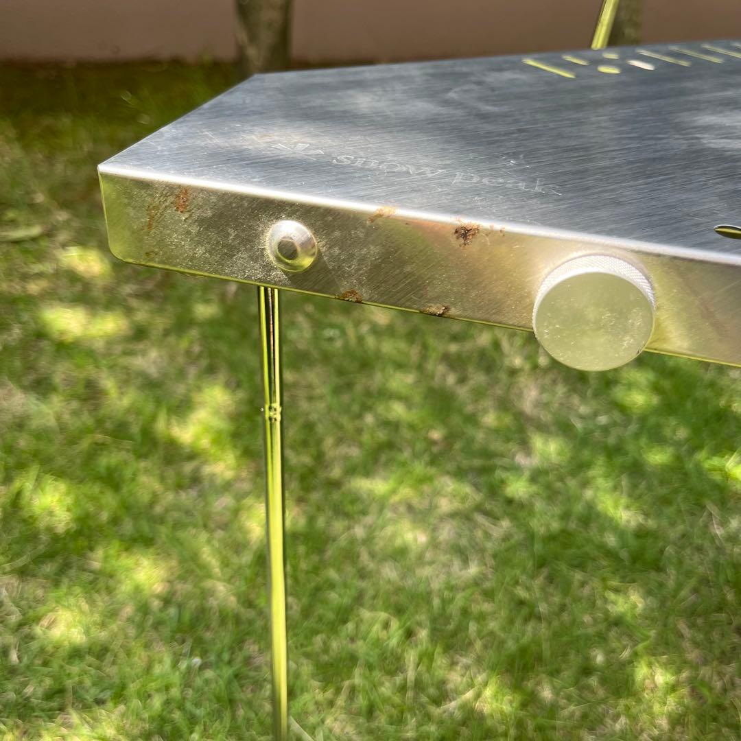 スノーピーク　ジカロテーブル　焚き火テーブル