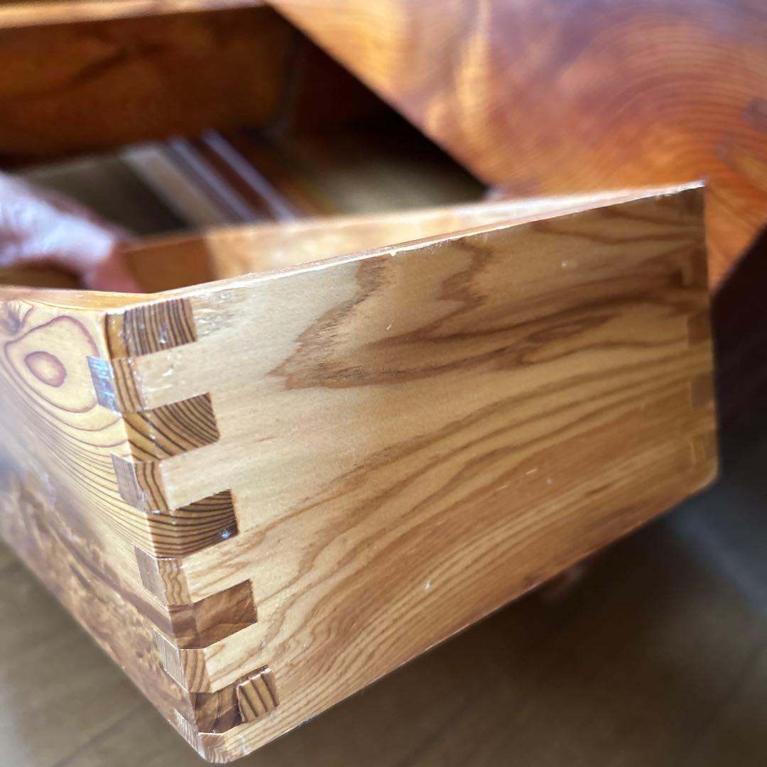 屋久杉（保証書無し）⁈囲炉裏、長火鉢、酒の燗2、職人技木の組込み！