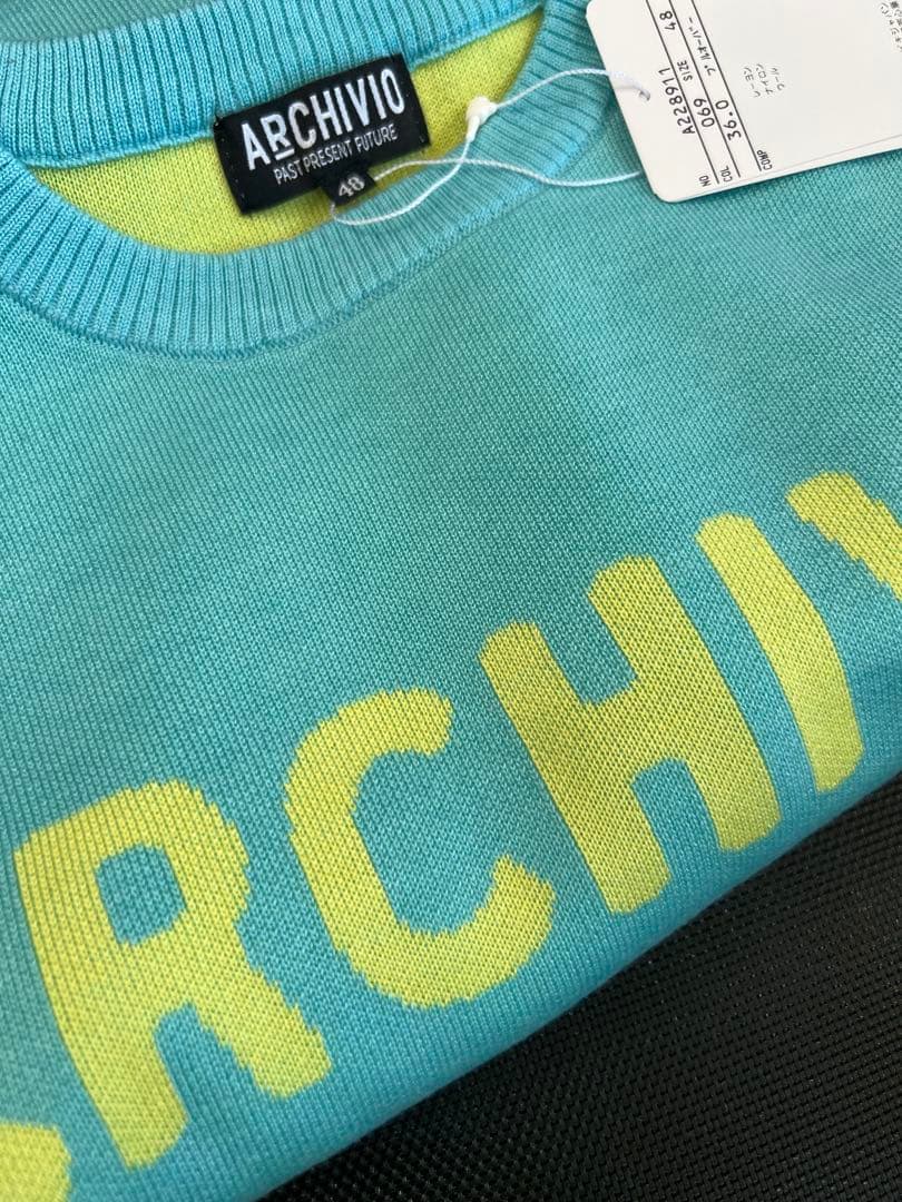 m*k様 新品 タグ付き ARCHIVIO 水色 セーター サイズ48