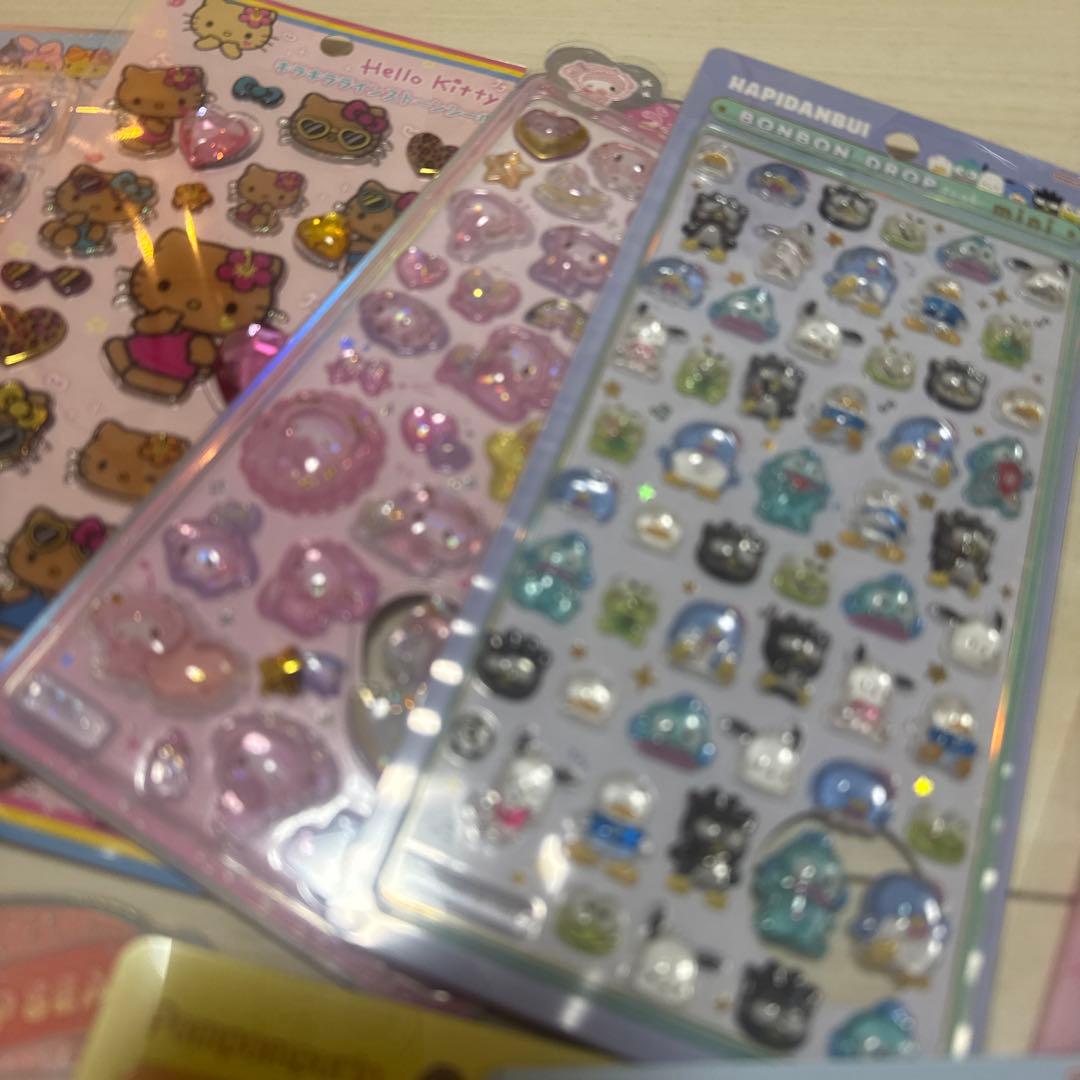 サンリオ ボンボンドロップシール まとめ売り うるちゅるシール キティ