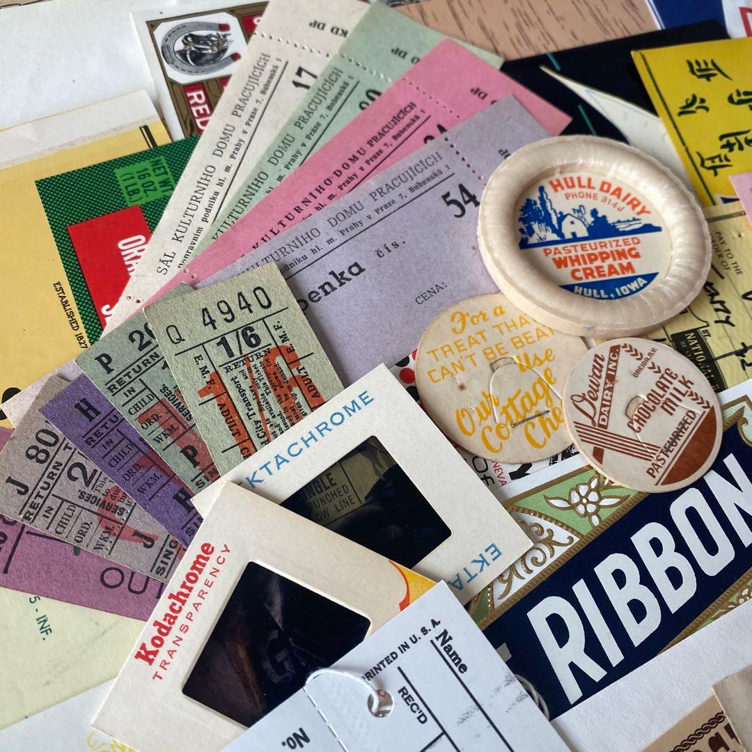 【225】 ヴィンテージ 紙ものセット 送料込み✩