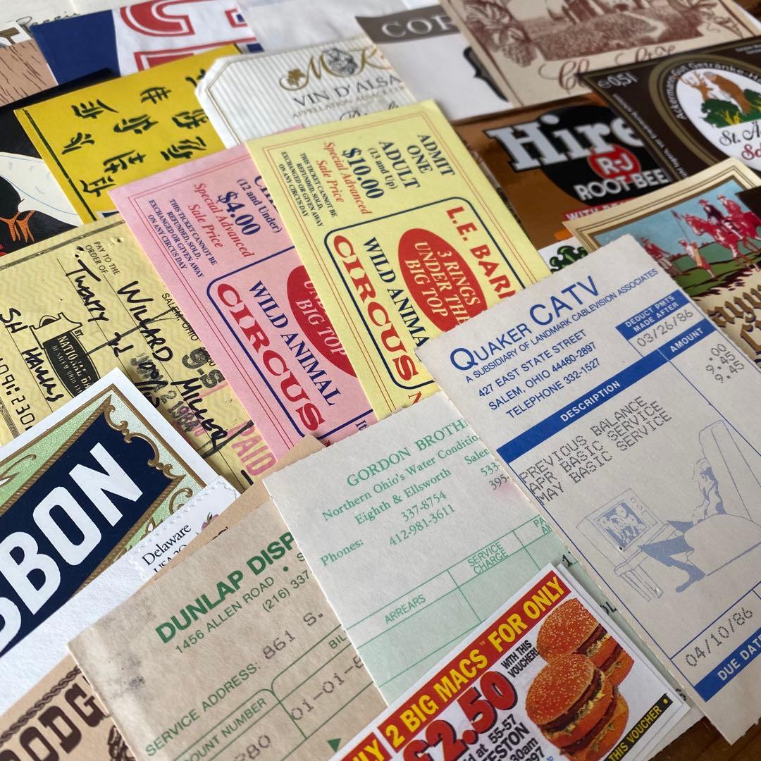 【225】 ヴィンテージ 紙ものセット 送料込み✩