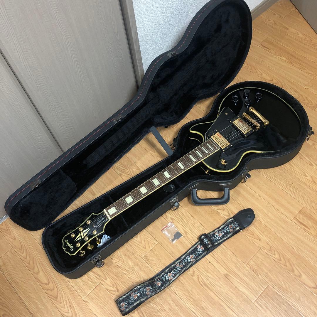 Epiphone Les Paul Custom ブラック ハードケース付き
