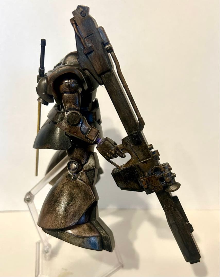 HGUCリック・ドム完成品　汚れ塗装