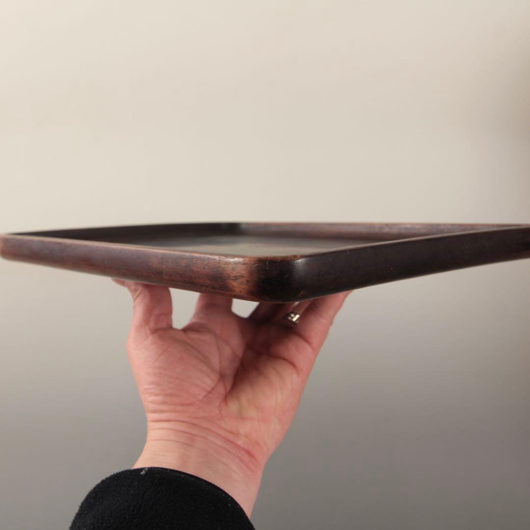 煎茶盆 煎茶道具 古美術 古道具 アンティーク 木地盆