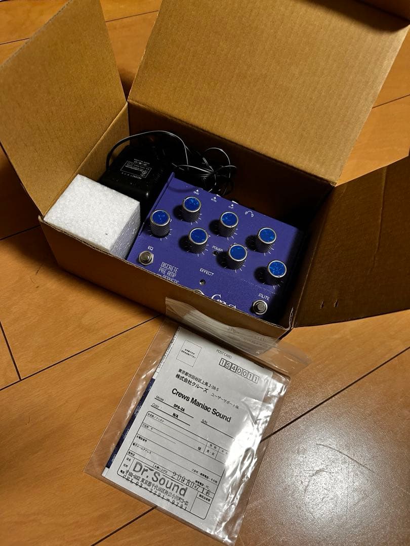 名機✨Crews Maniac Sound DPA-2A エレアコ用プリアンプ