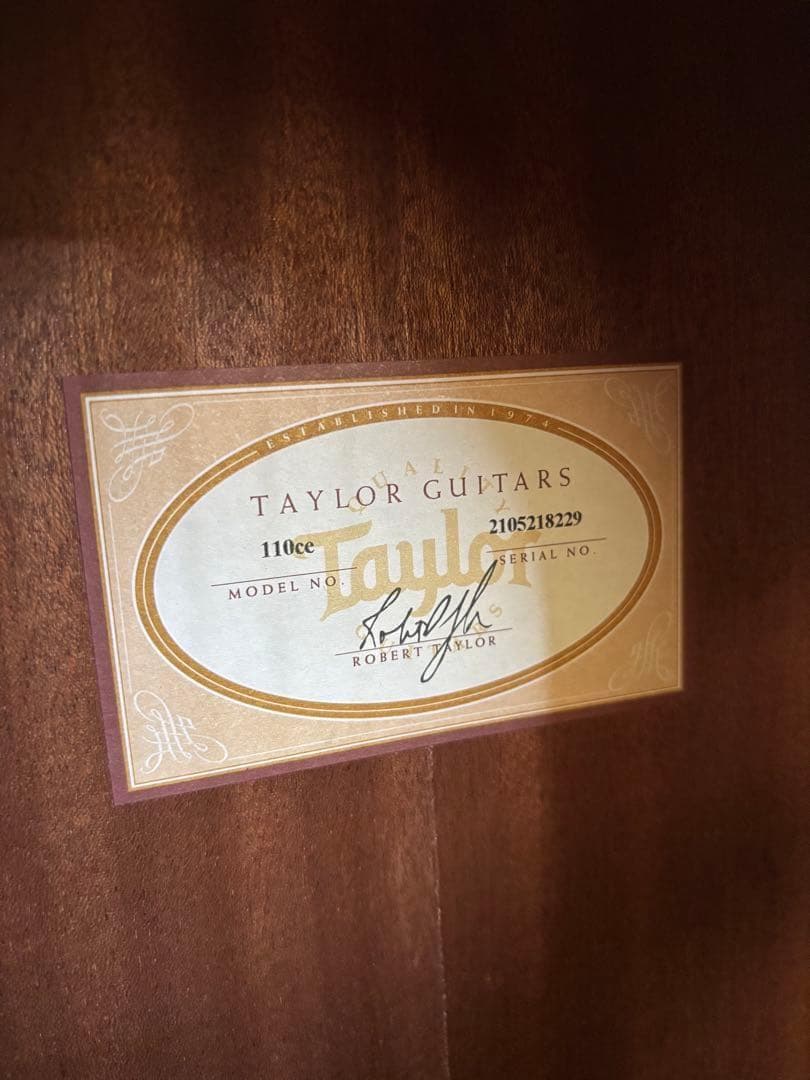 【美品】Taylor 110ce エレアコ 2018年製造