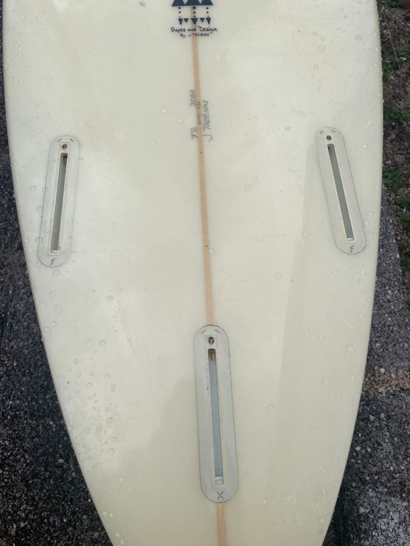 サーフボード セミロング　ファンボード　美品　フィン付き　サーフィン