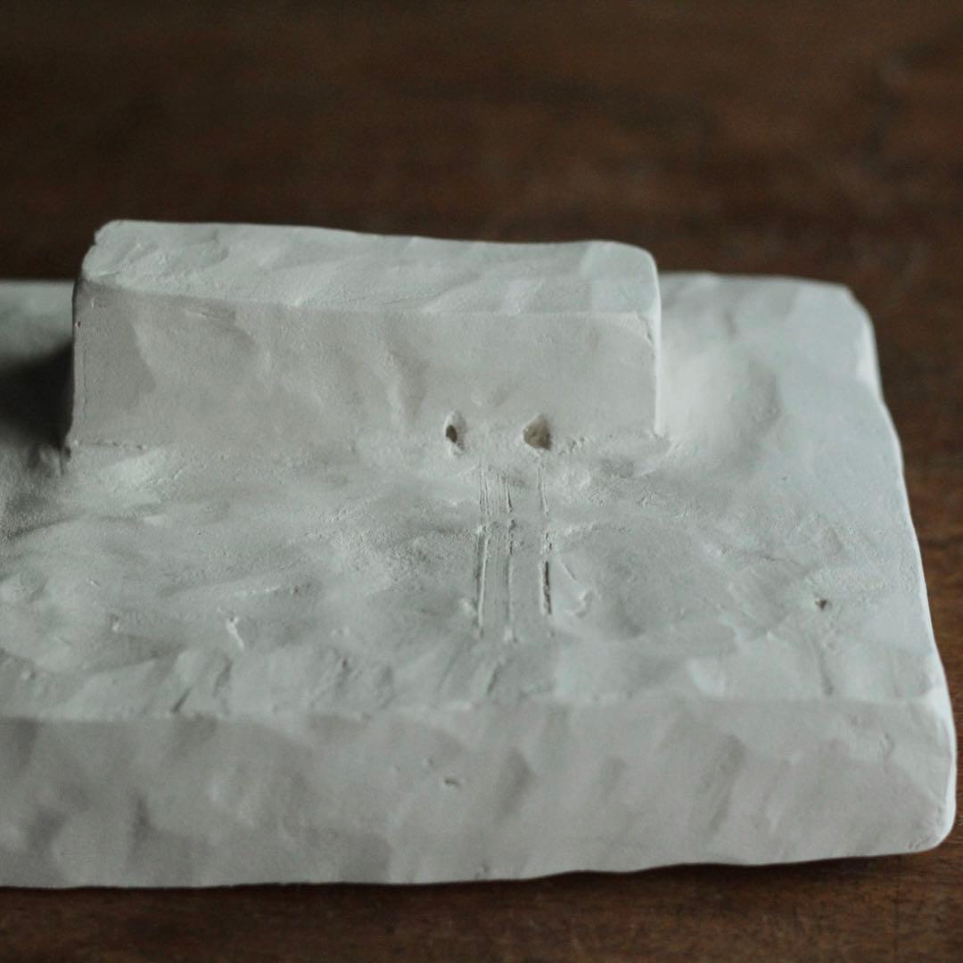 石塑粘土 立体作品 住居 立体 現代美術 オブジェ sculpture