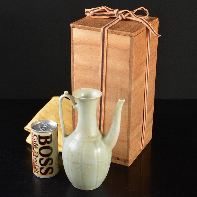 中国　影青　青白磁　水注　執壷　時代箱付　V　R6482