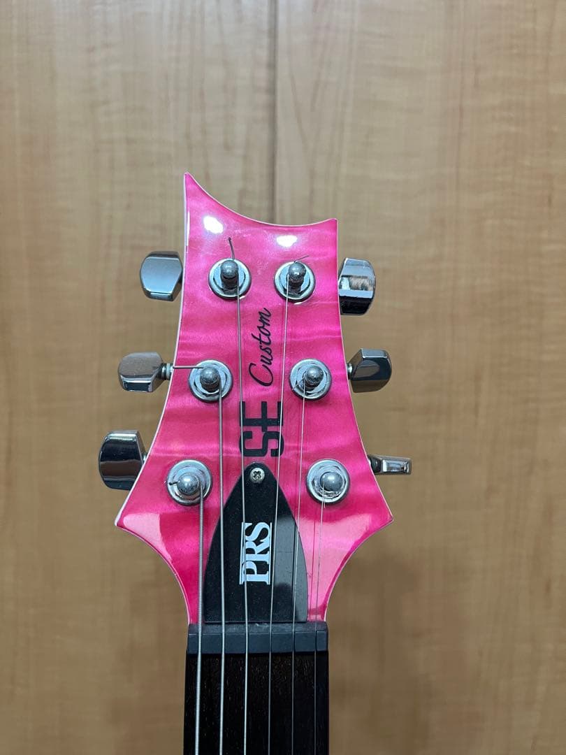 [ジャンク扱い]PRS SE Custom ピンク エレキギター
