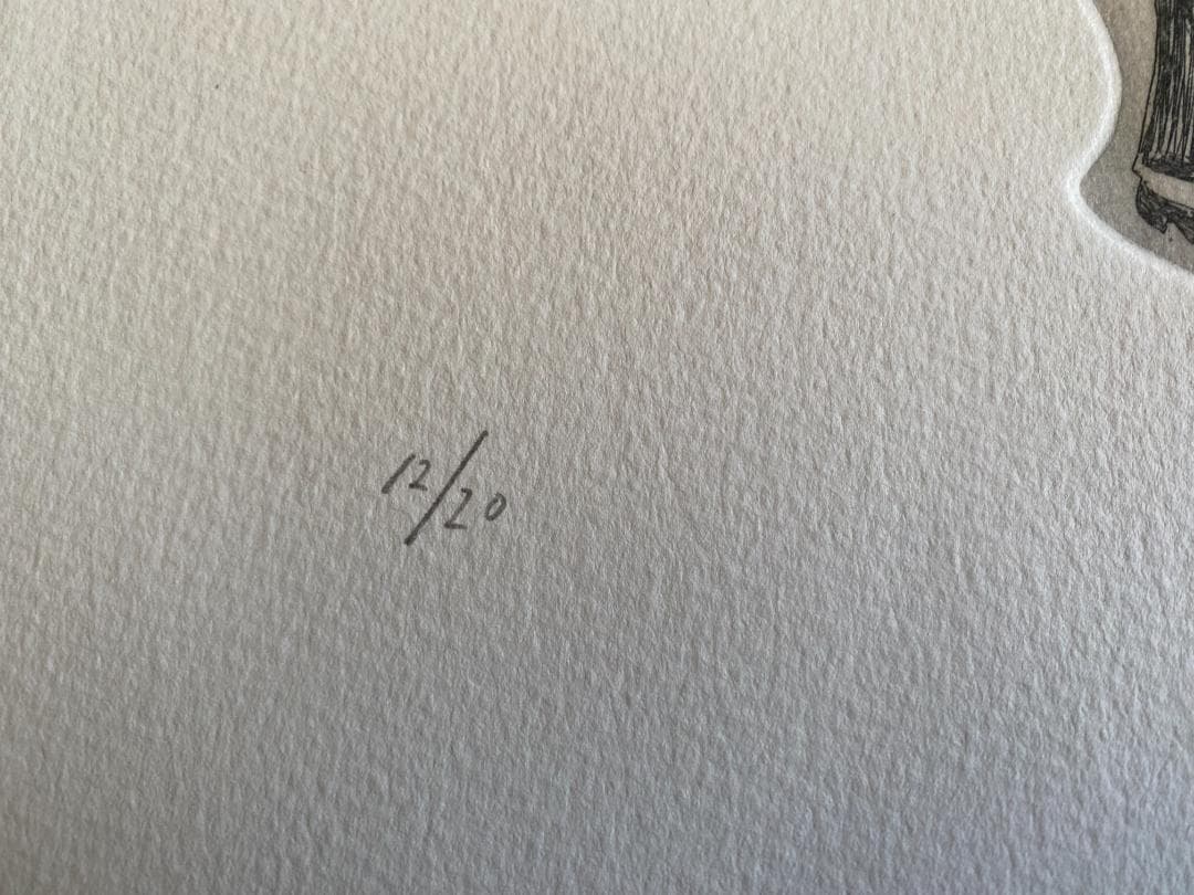 横尾忠則　版画作品　20部限定　サイン・エディションNo入り