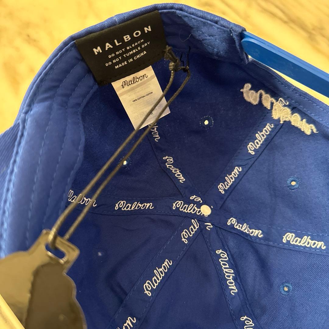 新品　MALBON GOLF Script Chainstitch キャップ
