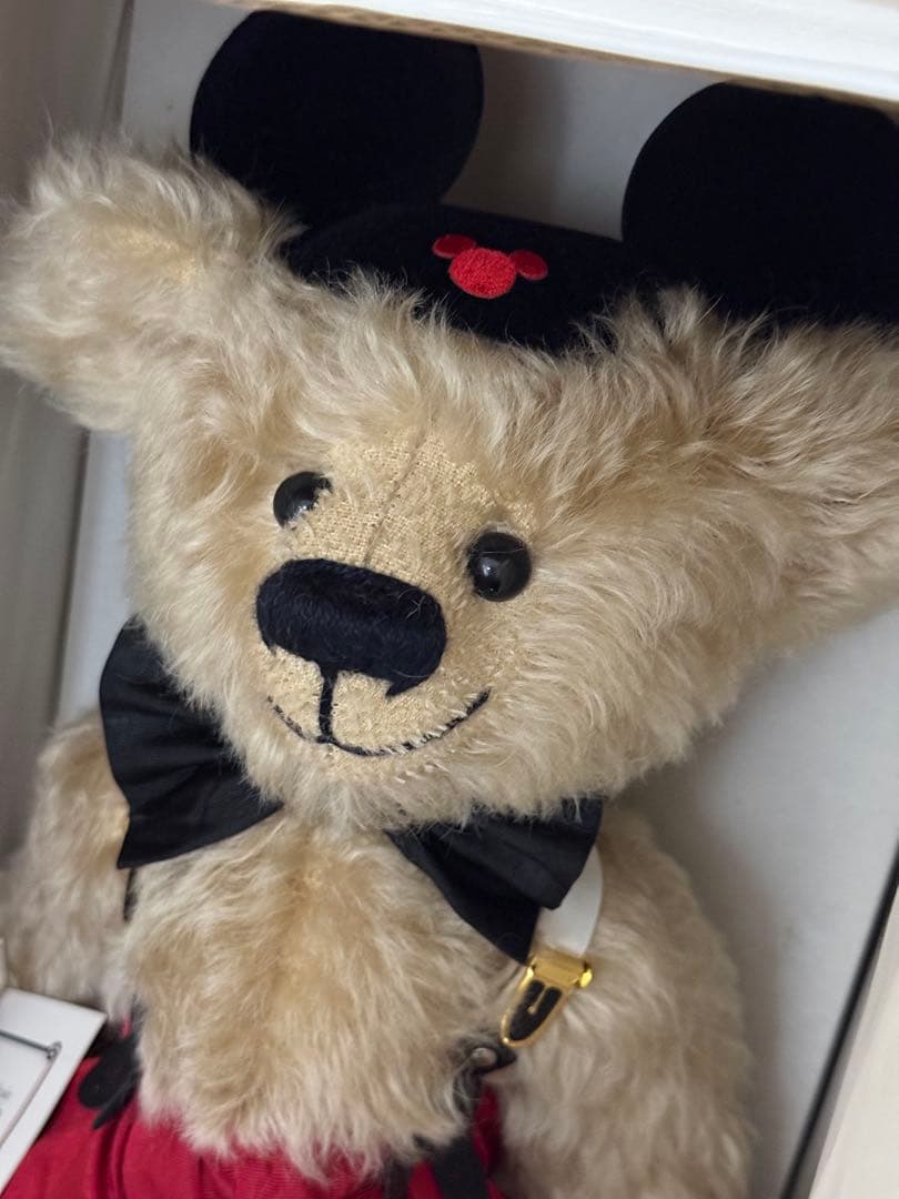 Maryse Nicole モヘア テディベア ミッキー 限定 箱入り　未使用