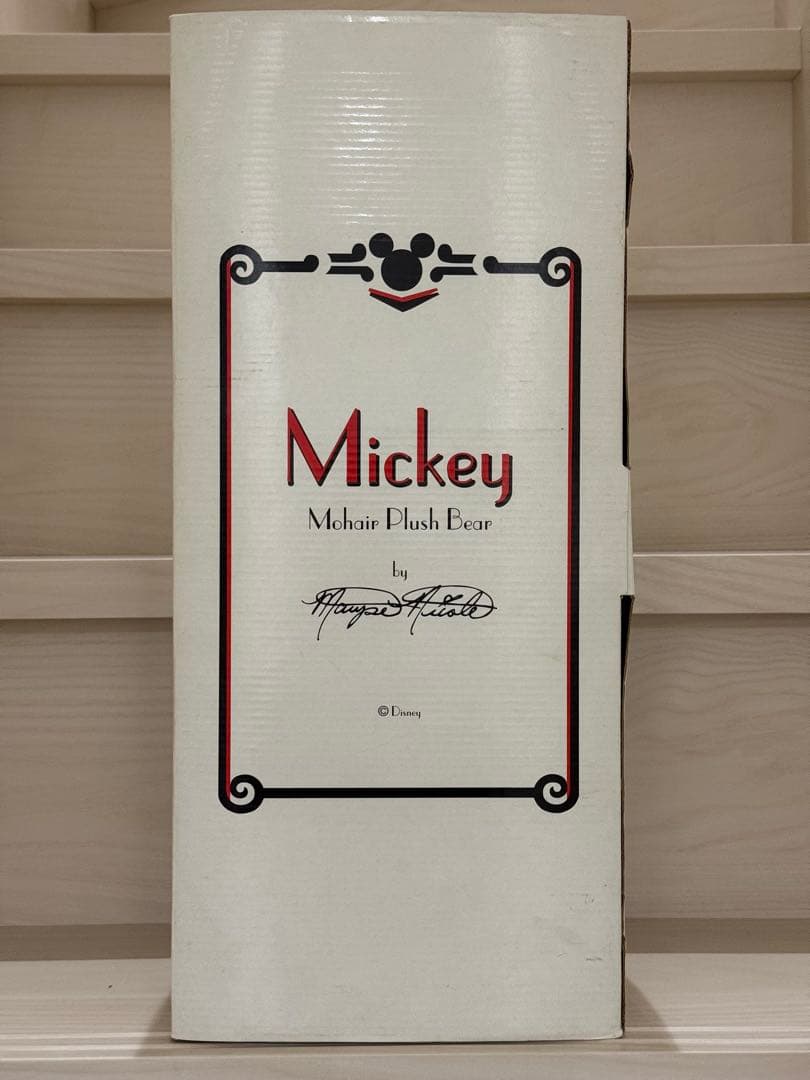 Maryse Nicole モヘア テディベア ミッキー 限定 箱入り　未使用