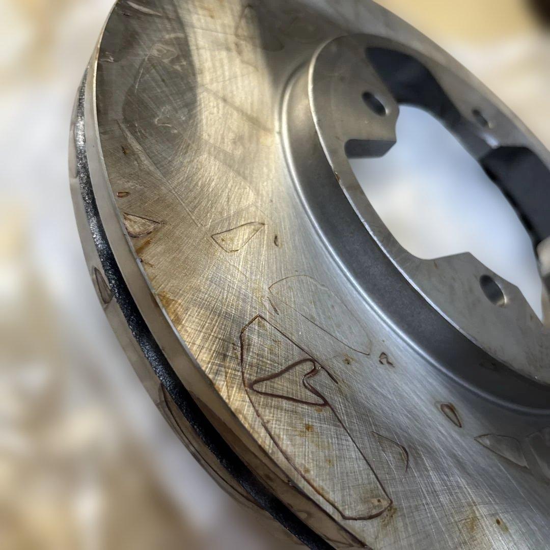 新品未使用　スカイラインRSターボ用 フロントブレーキディスク 2個セット