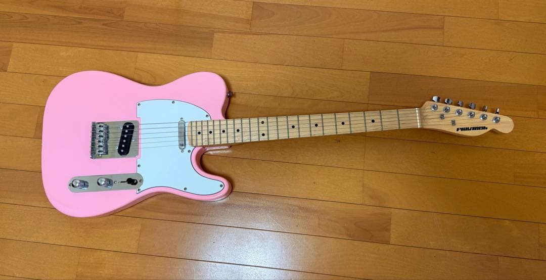 PLAY TECH プレイテック エレキギター　ピンク