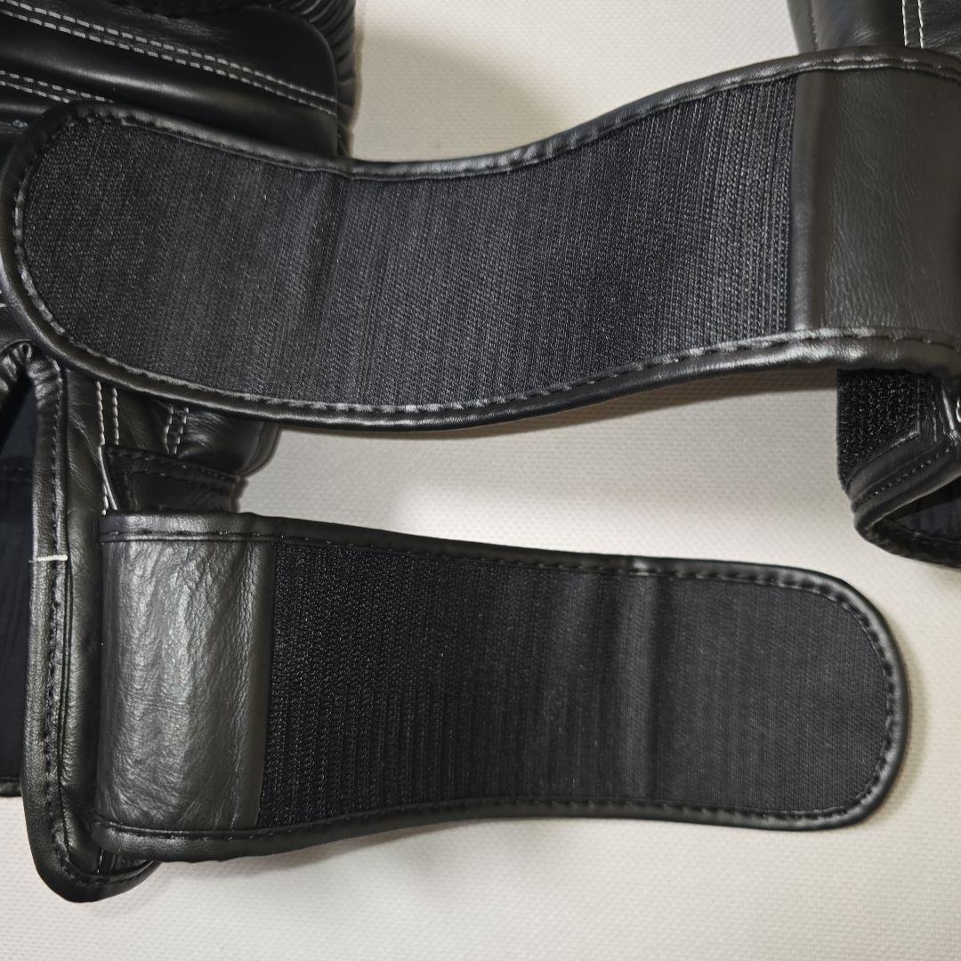 本革 TWINS ボクシンググローブ 14oz 黒 【バンテージ付き】