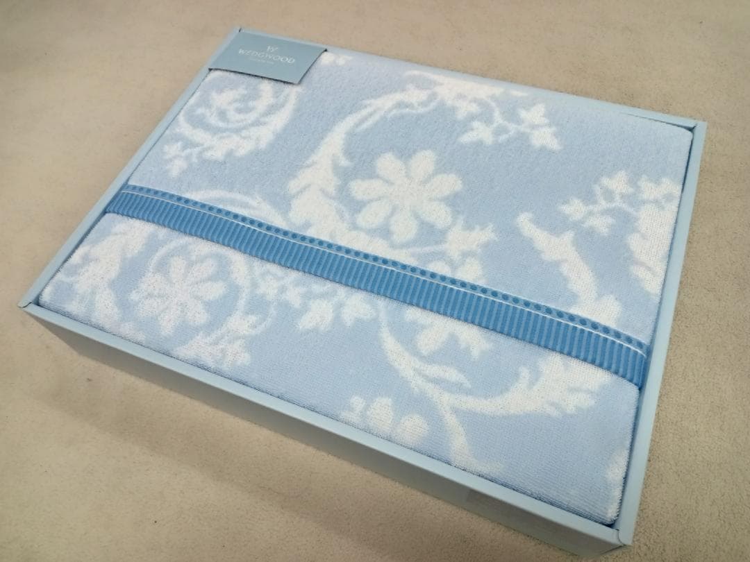 追加出品[未使用] ２枚セット ウェッジウッド タオルケット 140×190cm
