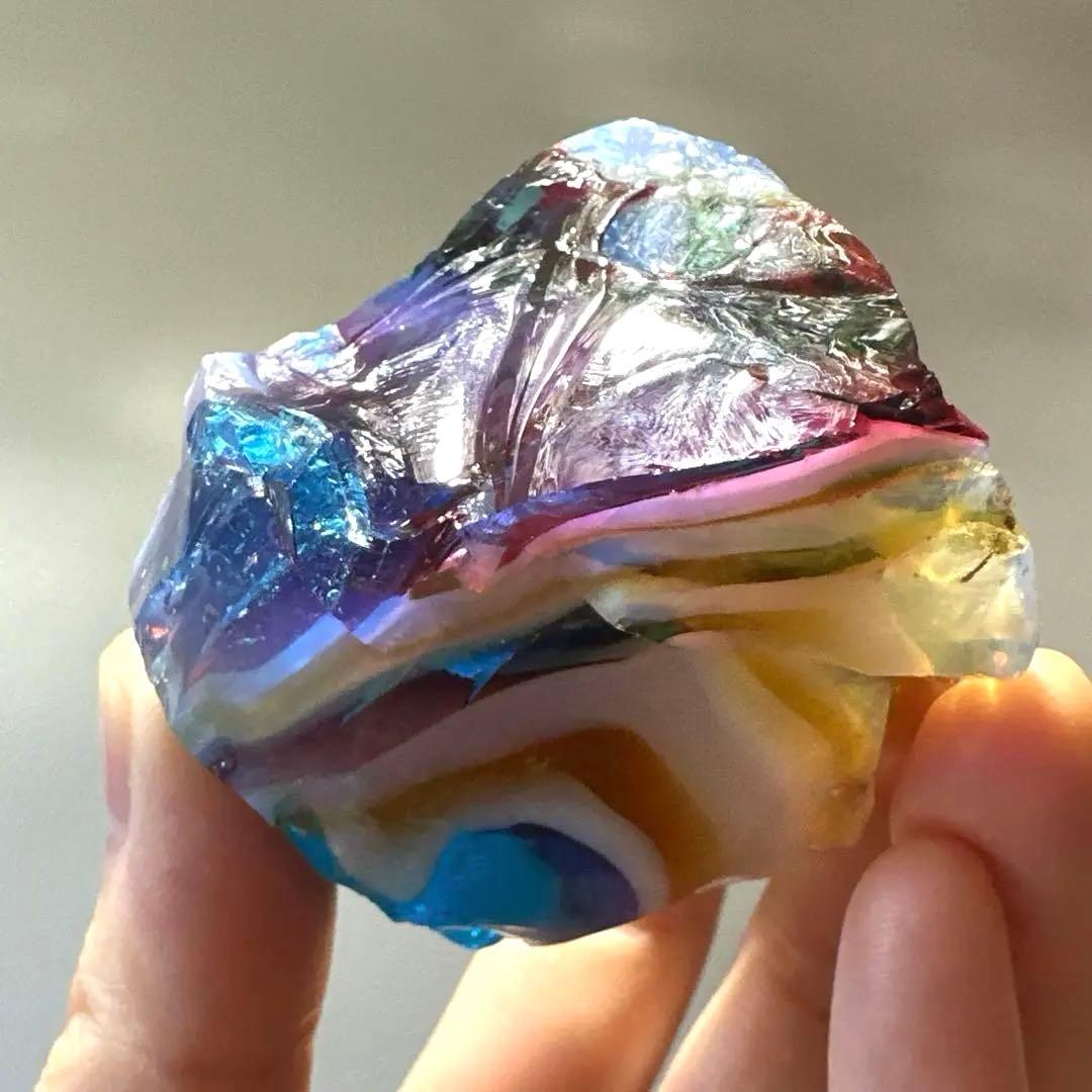 アンダラクリスタル　シエラネバダ　マルチカラー132.6g レア　Andara