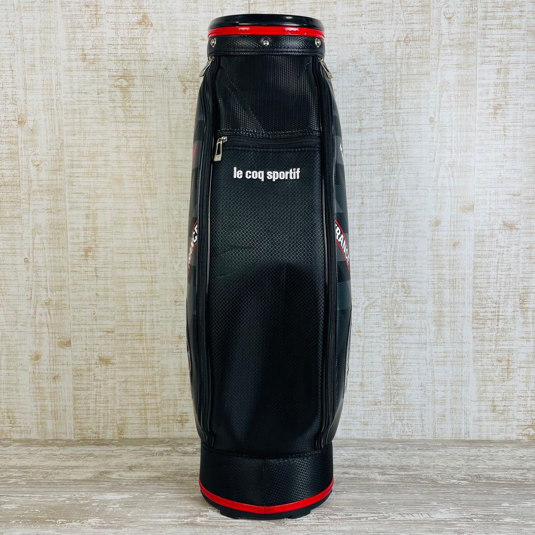 【美品】le coq sportif ルコック　サークルロゴ　キャディバッグ