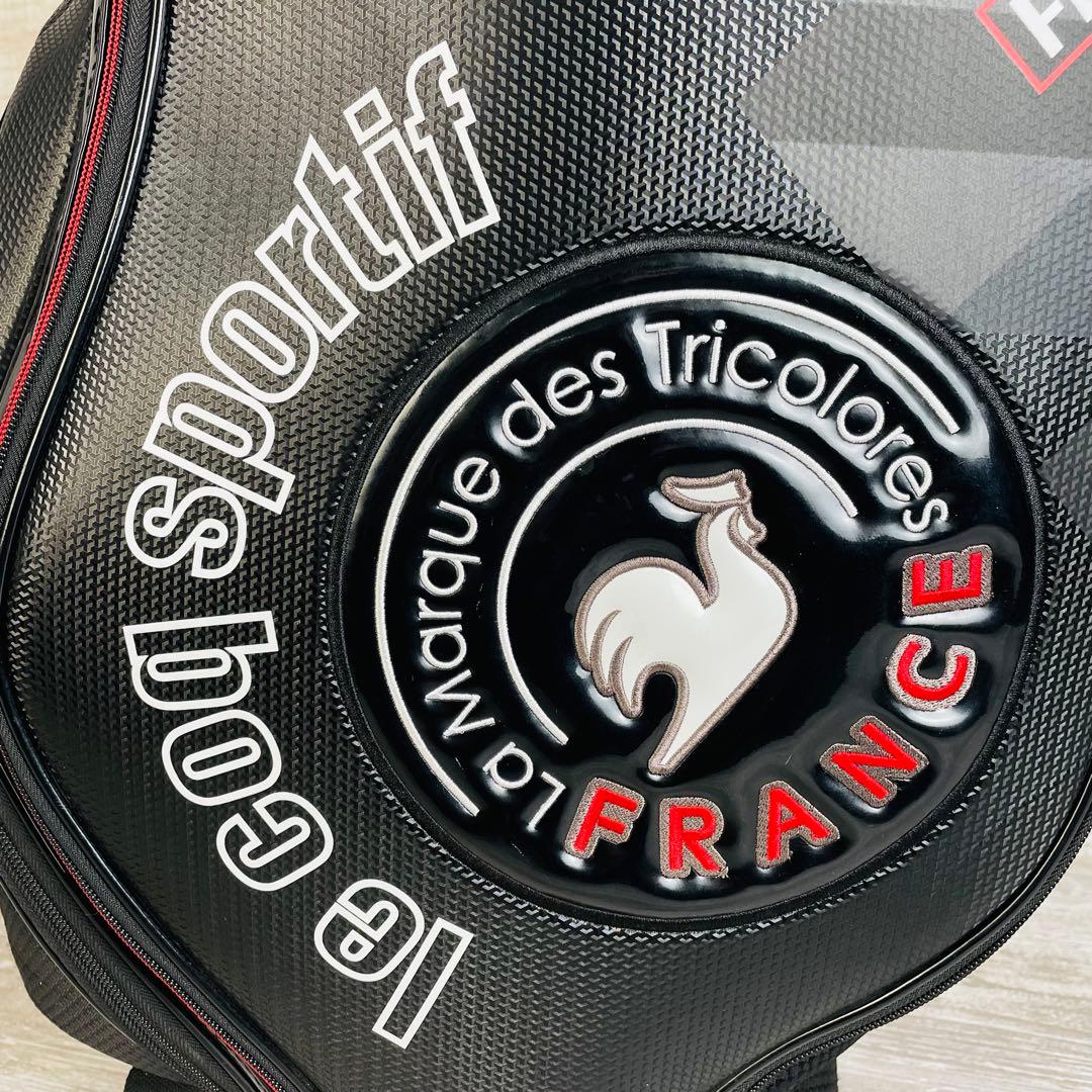 【美品】le coq sportif ルコック　サークルロゴ　キャディバッグ