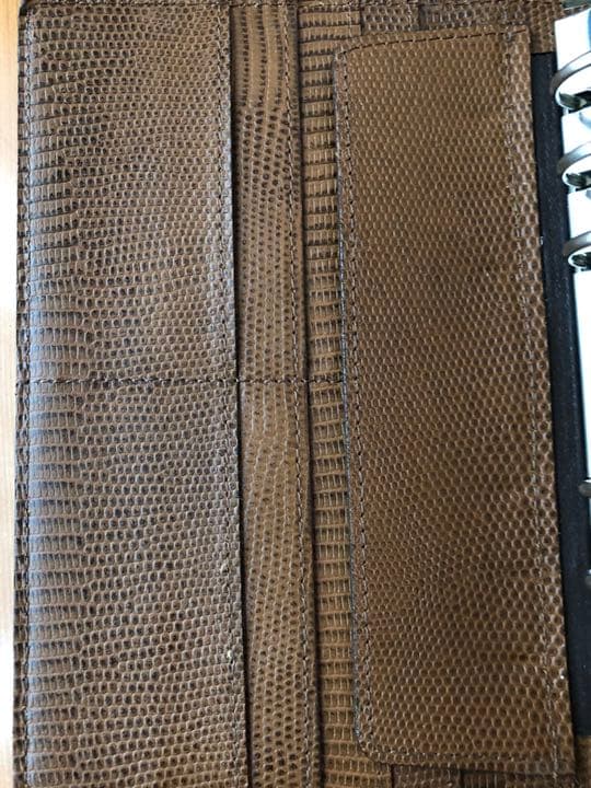 革のシステム手帳 A5サイズ6穴バインダー