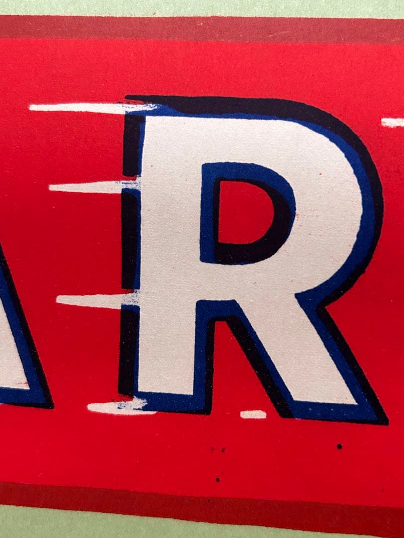 1940's Deep Rock oil ポスター　サイン