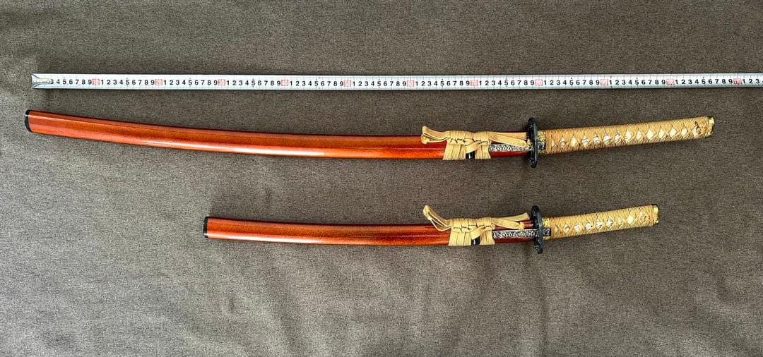 羽織さん専用、模造刀　日本刀　サムライ　剣 侍　長刀と短刀の２本セット