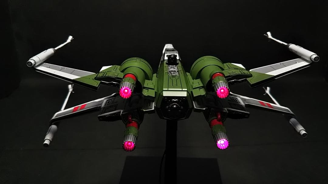 電飾改修　1/72 Xウイング・ファイター 完成品 スカイウォーカーの夜明け