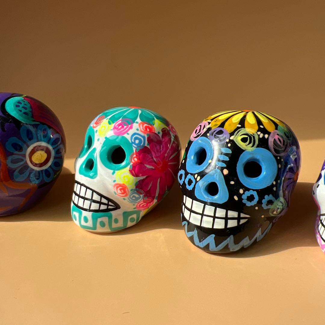 メキシコ　ドクロ　スカル 6個セット