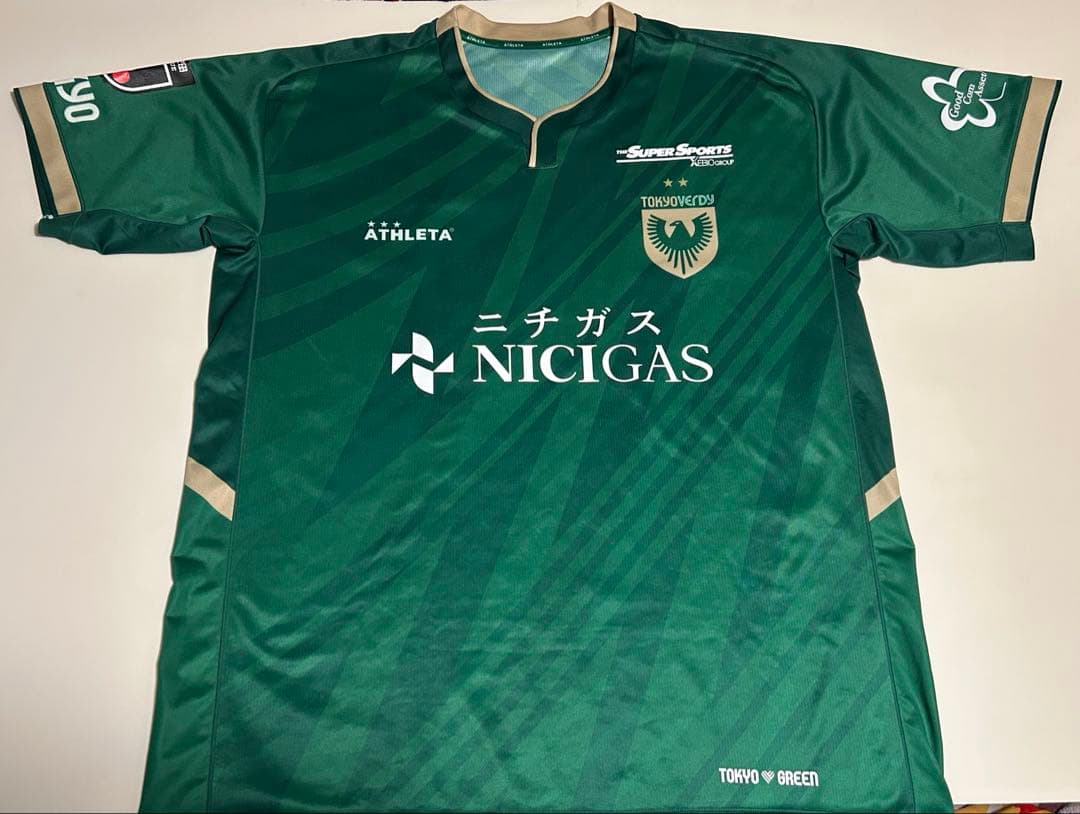 東京ヴェルディ　ホーム木村選手　ユニフォーム