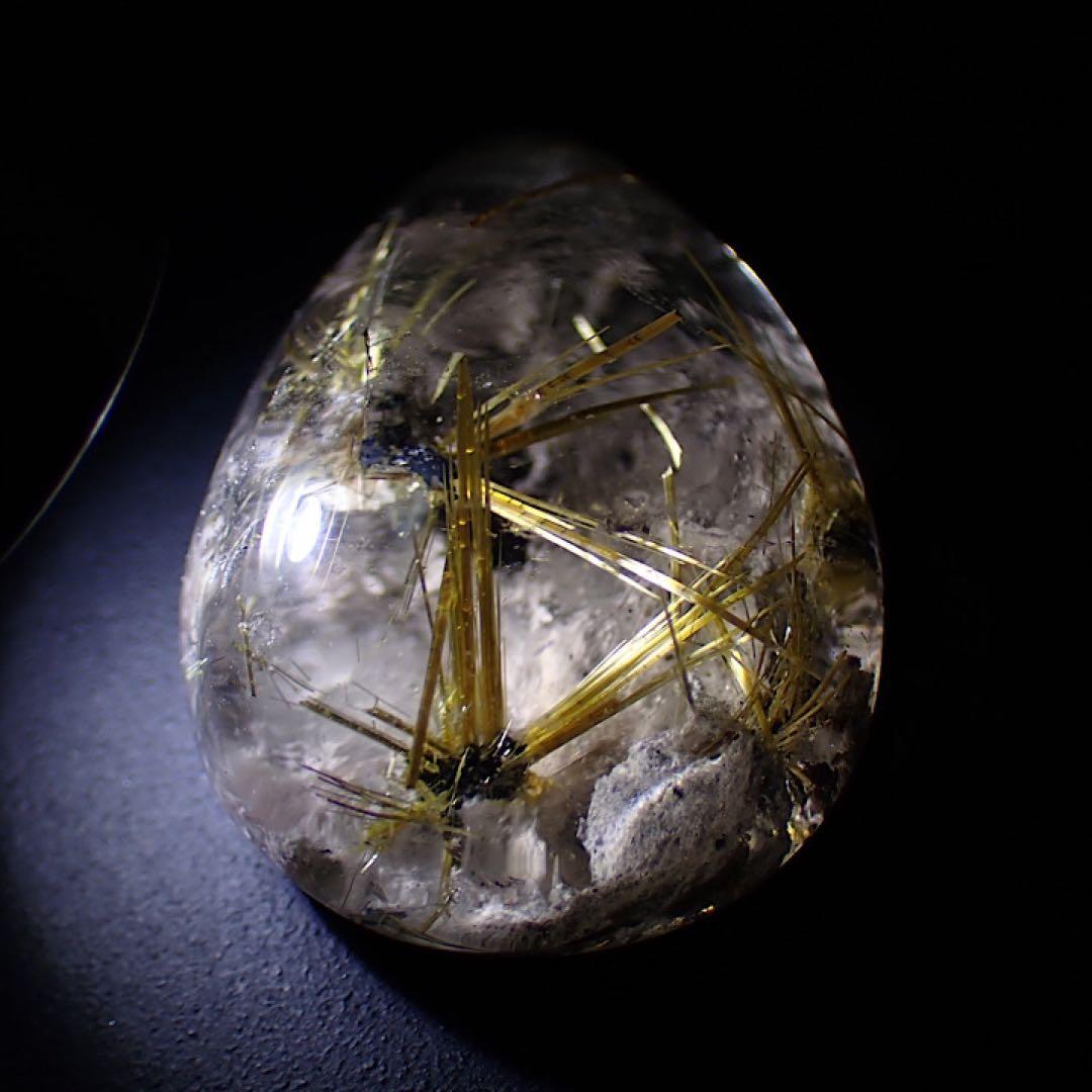 【ブラジル産】太陽放射ルチルクォーツ