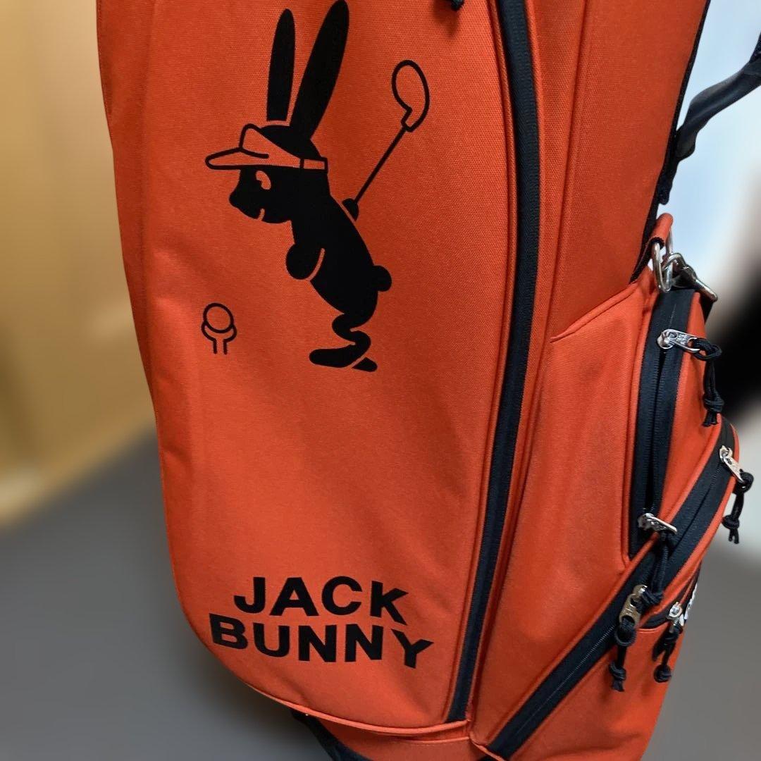 極美品定価29800円JACKBUNNY オレンジ キャディバッグ