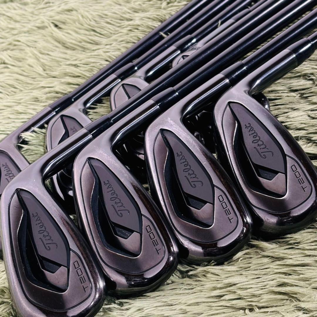 タイトリスト T200ブラック アイアン8本セット メンズゴルフ 初心者 限定品