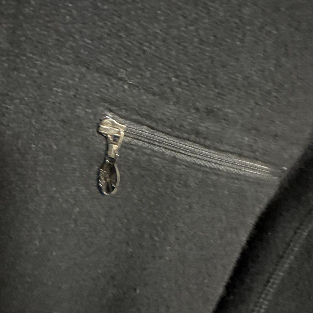 K’SMU ダブルジップアップニット　黒