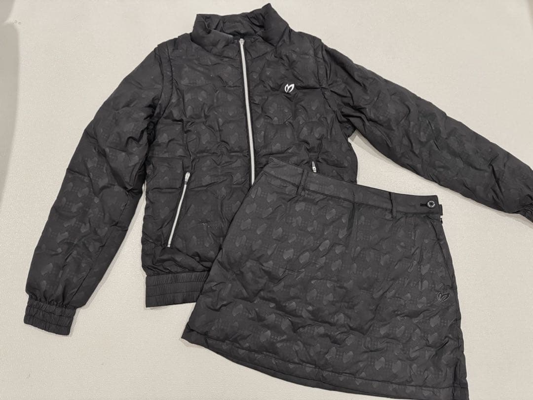 美品　マスターバニー　ダウンジャケット　スカート　セット　サイズ1