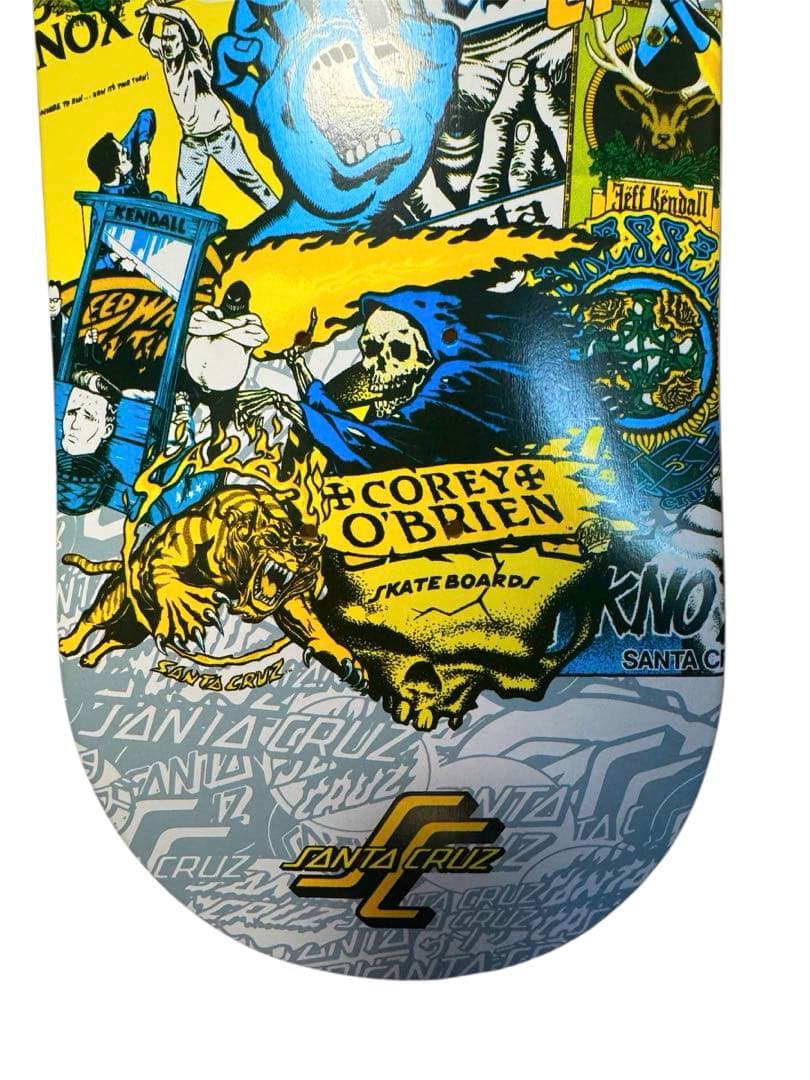 非売品　サンタクルズ　スケボー　デッキ　時計 30周年記念　santacruz